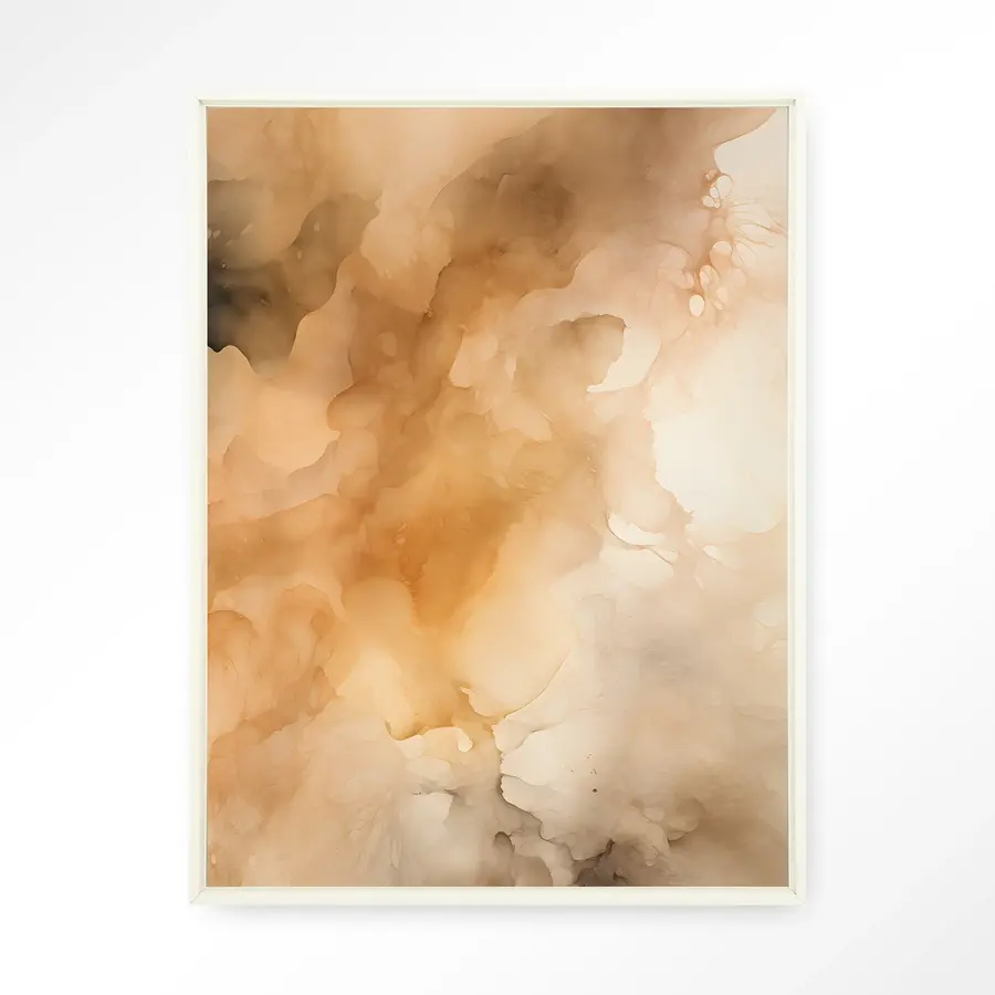 Urban Cotton 25158-rusty-clouds-wandkleed-floating-frame-off-white